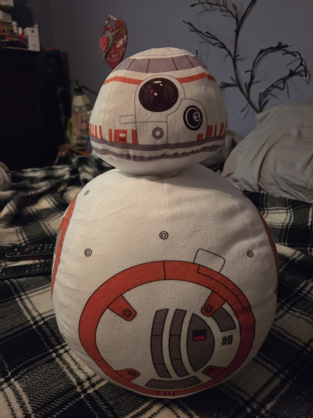 Star Wars BB-8 Plush - White, Orange & Gray